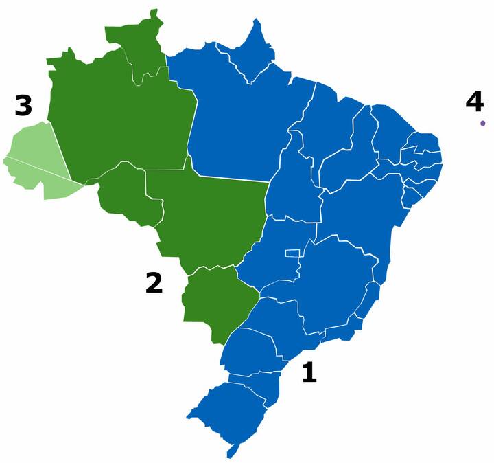 Brasilien Zeitzonen