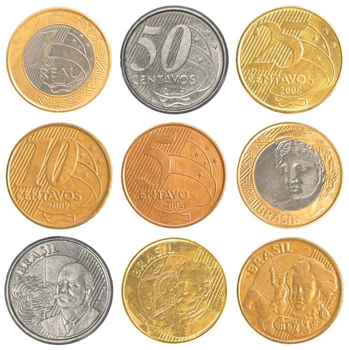 Brasilien Geld Münzen