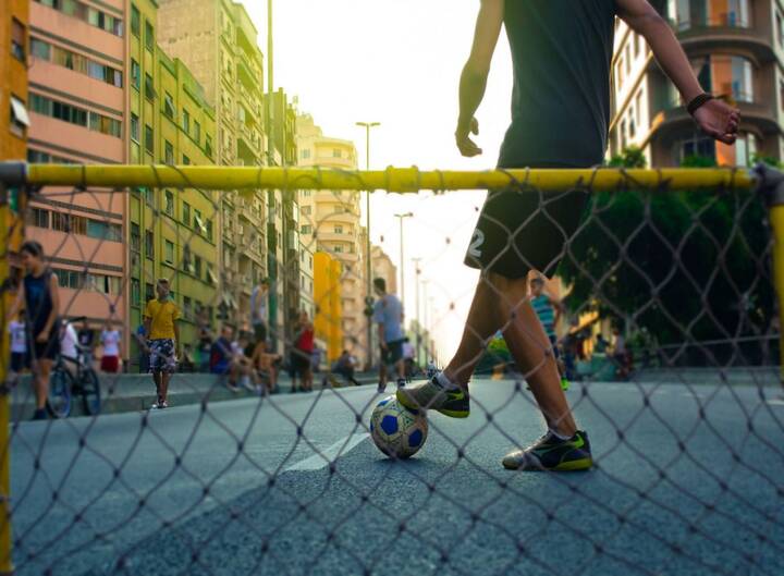 Brasilien Straßenfußball