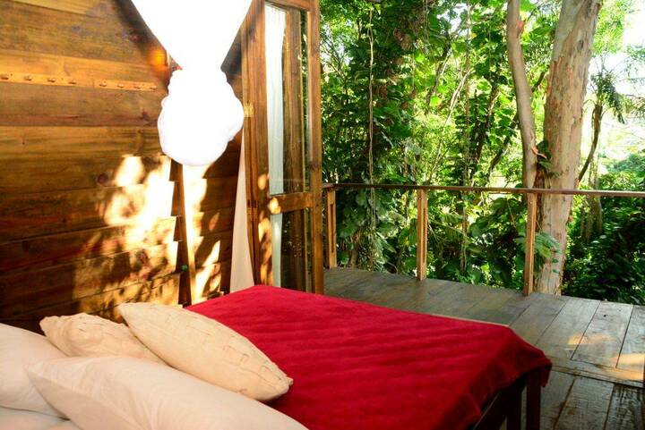Übernachten im Baumhaus im Hostel da Vila auf Ilhabela Hostel da Vila
